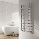 Reina Aliano Vertical Designer Heated Towel Rail - 1000x500mm - Chrome RND-ALN5100