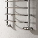 Reina Aliano Vertical Designer Heated Towel Rail - 1000x500mm - Chrome RND-ALN5100