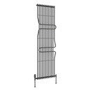 Reina Aletta Vertical Designer Towel Radiator - 1800mm x 500mm - Anthracite