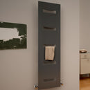 Reina Ancora Vertical Designer Radiator - 1800mm x 490mm - Anthracite RND-AN418A