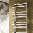Reina Arbori Vertical Designer Heated Towel Rail - 1130x500mm - Chrome RND-ARB113C