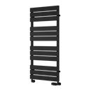 Reina Avola Flat Panel Heated Towel Rail - 1124x500mm - Black RND-AVL112K