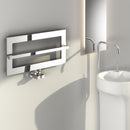 Reina Breno Horizontal Designer Heated Towel Rail - 350x700mm - Chrome RND-BO1