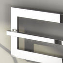 Reina Breno Horizontal Designer Heated Towel Rail - 350x700mm - Chrome RND-BO1