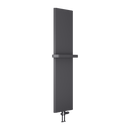 Reina Borda Vertical Designer Radiator - 1800mm x 440mm - Anthracite Texture RND-BRD18044A