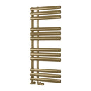 Reina Chisa Designer Heated Towel Rail - 1130x500mm - Brushed Brass RND-CHS113B