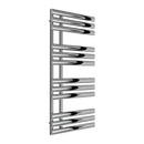 Reina Chisa Vertical Designer Heated Towel Rail - 1130x500mm Wide - Chrome RND-CHS113C