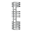 Reina Claro Vertical Designer Heated Towel Rail - 900x300mm - Chrome RND-CLR3090