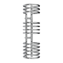 Reina Claro Vertical Designer Heated Towel Rail - 900mm x 300mm - Chrome