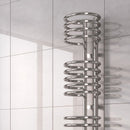 Reina Claro Vertical Designer Heated Towel Rail - 1200mm x 300mm - Chrome