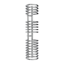 Reina Claro Vertical Designer Heated Towel Rail - 1200mm x 300mm - Chrome