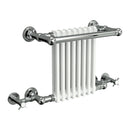 Reina Camden Horizontal Traditional Heated Towel Rail - 493x625mm - White RND-CM01