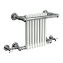 Reina Camden Horizontal Traditional Heated Towel Rail - 493mm x 625mm - White