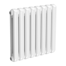 Reina Coneva Horizontal Designer Radiator - 550mm x 580mm - White