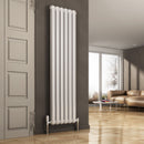 Reina Coneva Vertical Designer Radiator - 1800mm x 440mm - White