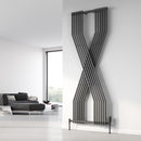 Reina Coredo Vertical Designer Radiator - 1760mm x 620mm - Anthracite