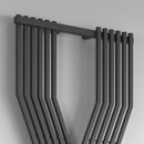 Reina Coredo Vertical Designer Radiator - 1760mm x 620mm - Anthracite