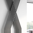 Reina Coredo Vertical Designer Radiator - 1760mm x 620mm - Anthracite