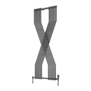 Reina Coredo Vertical Designer Radiator - 1760mm x 620mm - Anthracite