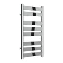 Reina Carpi Vertical Designer Heated Towel Rail - 800x400mm - Chrome RND-CRP4080