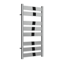 Reina Carpi Vertical Designer Heated Towel Rail - 800mm x 400mm - Chrome