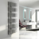 Reina Elisa Vertical Designer Heated Towel Rail - 1550mm x 500mm - Chrome