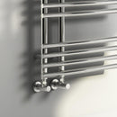 Reina Elisa Vertical Designer Heated Towel Rail - 1550mm x 500mm - Chrome