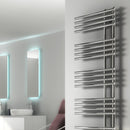 Reina Elisa Vertical Designer Heated Towel Rail - 1550mm x 500mm - Chrome