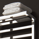 Reina Elvina Horizontal Designer Heated Towel Rail - 350mm x 500mm - Chrome