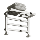 Reina Elvina Horizontal Designer Heated Towel Rail - 350mm x 500mm - Chrome