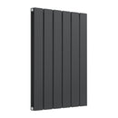 Reina Flat Panel Double Horizontal Designer Radiator - 600x440mm - Anthracite RND-FL06AD