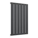 Reina Flat Panel Single Horizontal Designer Radiator - 600x440mm - Anthracite RND-FL06A