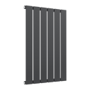 Reina Flat Panel Single Horizontal Designer Radiator - 600mm x 440mm - Anthracite