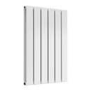 Reina Flat Panel Double Horizontal Designer Radiator - 600mm x 440mm - White