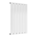 Reina Flat Panel Single Horizontal Designer Radiator - 600x440mm - White RND-FL06W