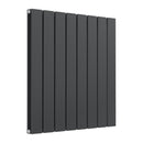 Reina Flat Panel Double Horizontal Designer Radiator - 600x588mm - Anthracite RND-FL08AD