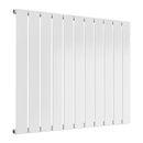 Reina Flat Panel Single Horizontal Designer Radiator - 600x810mm - White RND-FL11W