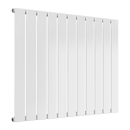 Reina Flat Panel Single Horizontal Designer Radiator - 600mm x 810mm - White
