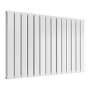 Reina Flat Panel Double Horizontal Designer Radiator - 600mm x 1032mm - White