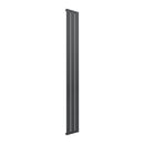 Reina Flat Panel Single Vertical Designer Radiator - 1600x218mm - Anthracite RND-FL163A