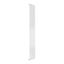Reina Flat Panel Single Vertical Designer Radiator - 1600mm x 218mm - White