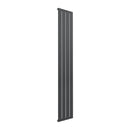 Reina Flat Panel Single Vertical Designer Radiator - 1600x292mm - Anthracite RND-FL164A