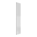 Reina Flat Panel Double Vertical Designer Radiator - 1600x292mm - White RND-FL164WD