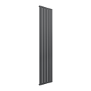 Reina Flat Panel Single Vertical Designer Radiator - 1600mm x 366mm - Anthracite