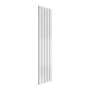 Reina Flat Panel Double Vertical Designer Radiator - 1600x366mm - White RND-FL165WD