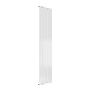 Reina Flat Panel Single Vertical Designer Radiator - 1600mm x 366mm - White