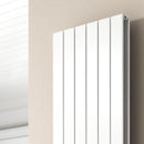 Reina Flat Panel Double Vertical Designer Radiator - 1600mm x 440mm - White