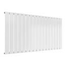 Reina Flat Panel Single Horizontal Designer Radiator - 600mm x 1254mm - White