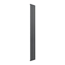 Reina Flat Panel Single Vertical Designer Radiator - 1800x218mm - Anthracite RND-FL183A