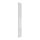 Reina Flat Panel Double Vertical Designer Radiator - 1800x218mm - White RND-FL183WD
